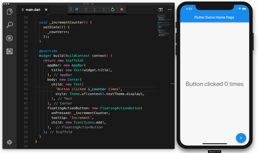 Flutter Mobile App