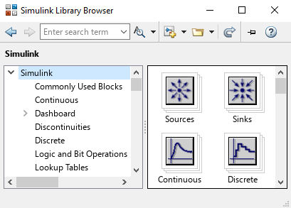 Simulink Library Browser