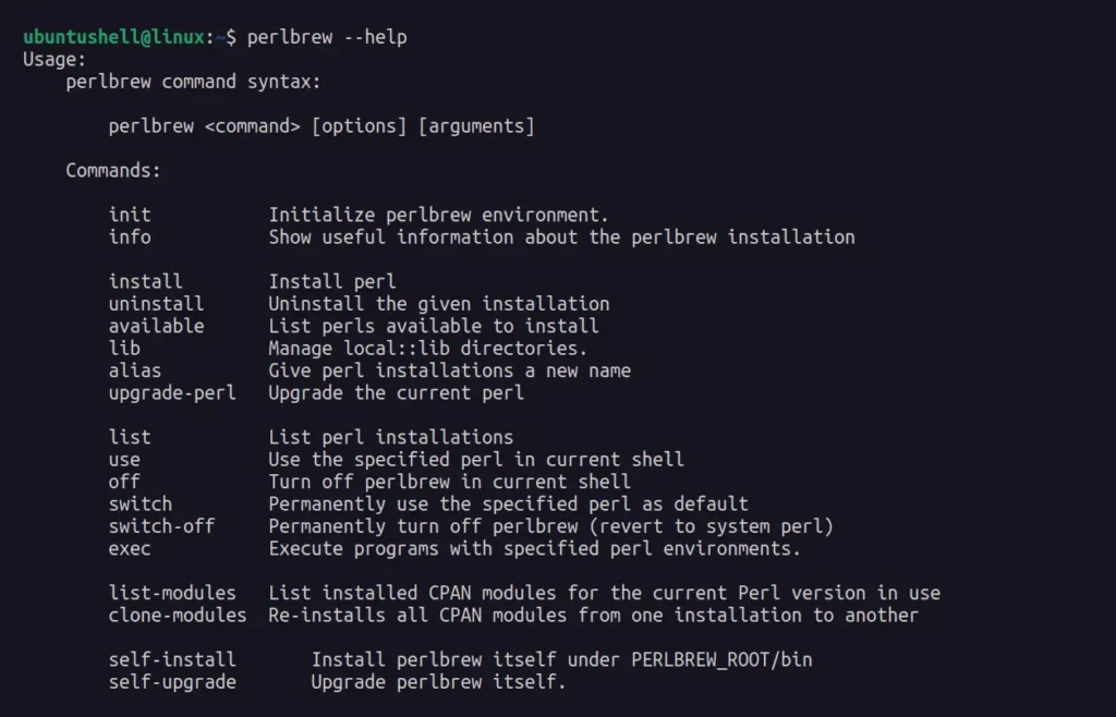 Installing Perl via Homebrew