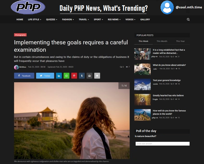 Blog Platform Screenshot