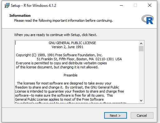 Installing R on your system