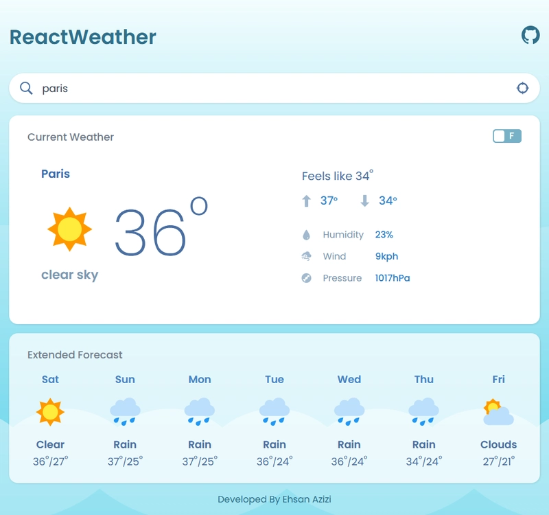 Project 3 - Weather Dashboard