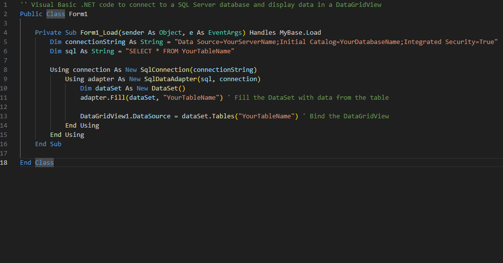 VB.NET with Database